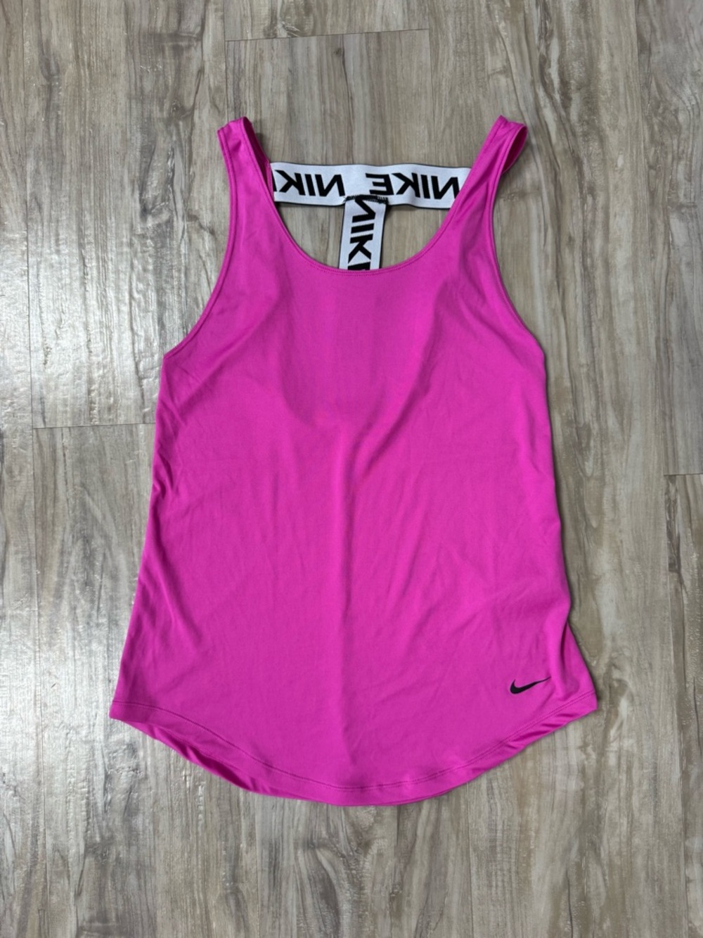 Nike Women’s Hot Pink Racerback Tank with Branded Strap